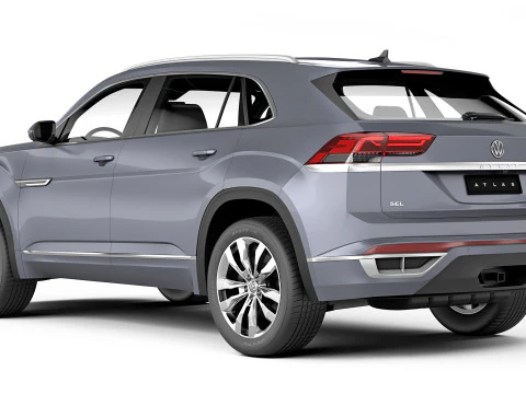 Volkswagen Atlas Cross Sport R-Line 2021 3D Model