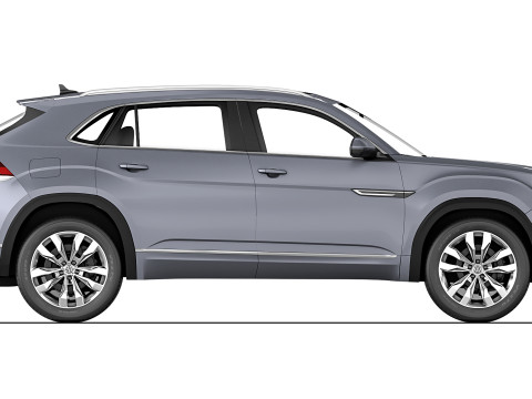 Volkswagen Atlas Cross Sport R-Line 2021 3D Model
