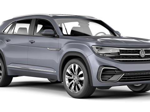 Volkswagen Atlas Cross Sport R-Line 2021 3D Model