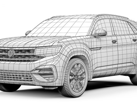 Volkswagen Atlas Cross Sport R-Line 2021 3D Model
