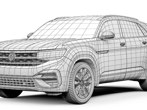 Volkswagen Atlas Cross Sport R-Line 2021 3D Model