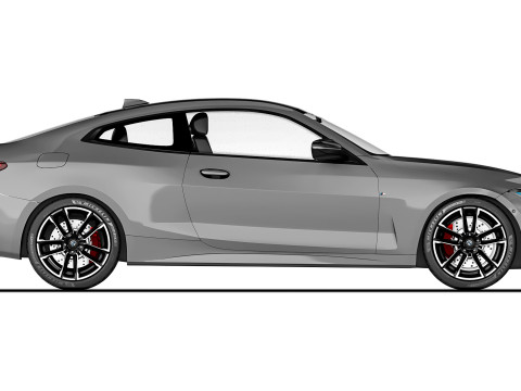 Sport Coupe M440i 2025 3D 模型