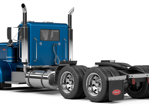 Peterbilt 359 Day Cab 1984 Model 3D
