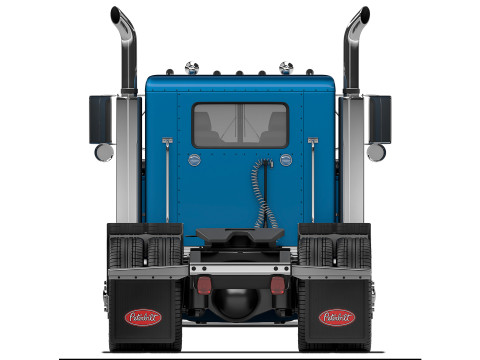 Peterbilt 359 Day Cab 1984 Model 3D