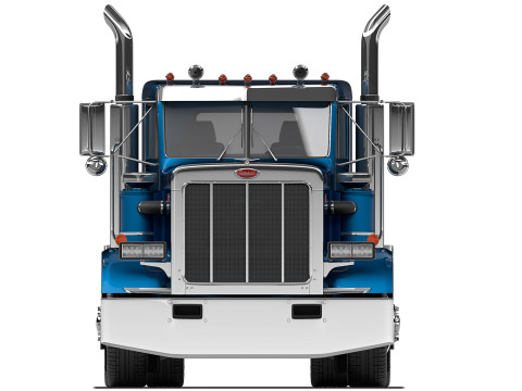 Peterbilt 359 Day Cab 1984 Model 3D