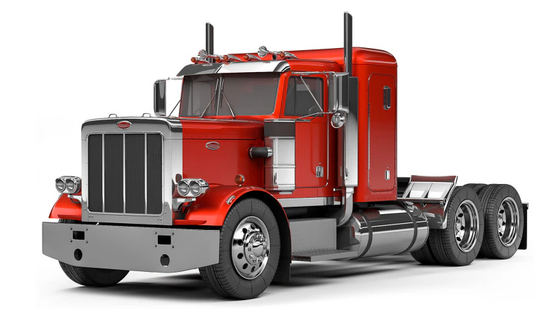 Peterbilt 359 Sleeper Cab 1984 3D Model .c4d .max .obj .3ds .fbx .stl .blend 
