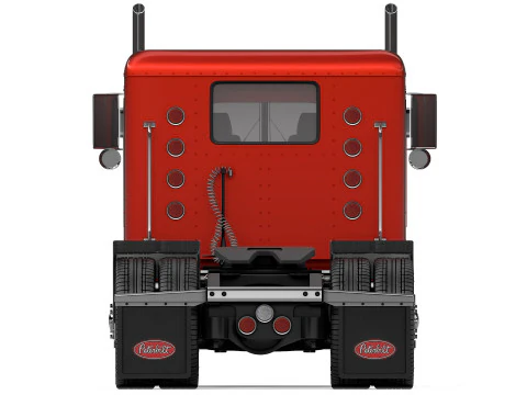 Peterbilt 359 Sleeper Cab 1984 3D Model