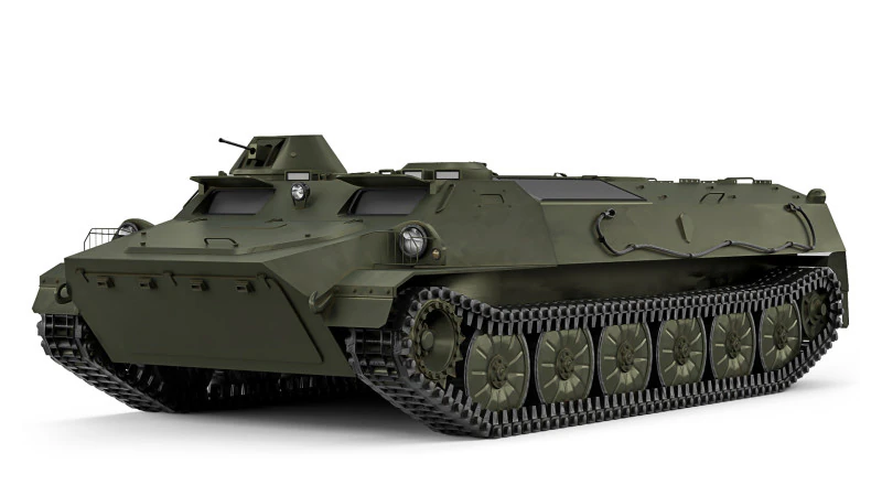 MT-LB 1964 Model 3D .c4d .max .obj .3ds .fbx .stl .blend 