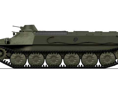 MT-LB 1964 Modelo 3D