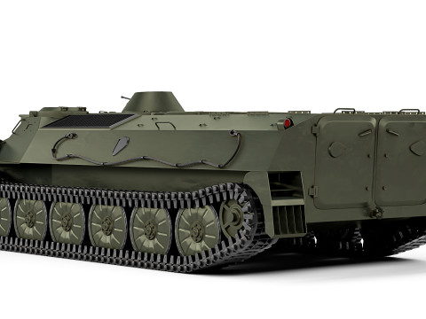 MT-LB 1964 Modelo 3D