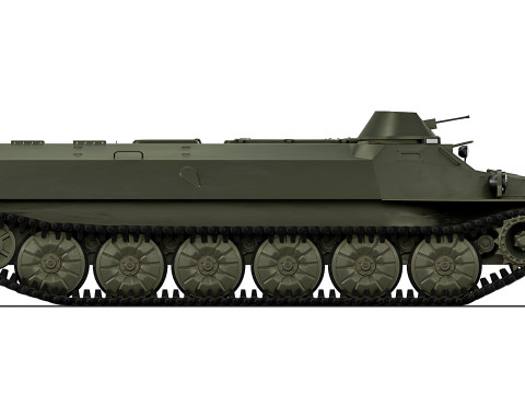 MT-LB 1964 Modelo 3D