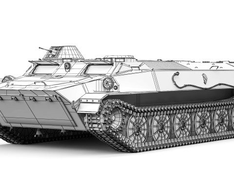 MT-LB 1964 Modelo 3D