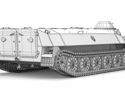 MT-LB 1964 Modelo 3D