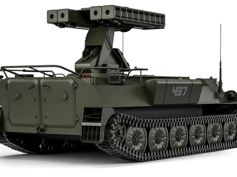 9K35 Strela-10 SA-13 Gopher 1976 3D Model