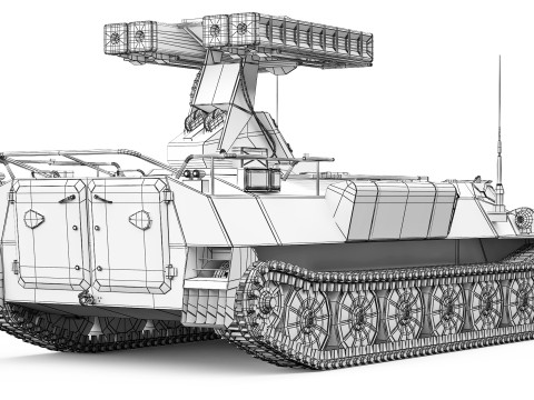9K35 Strela-10 SA-13 Gopher 1976 3D Model