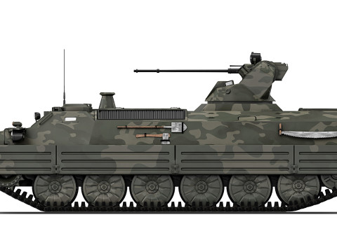 MT-LB 6MB 2017 3D Model