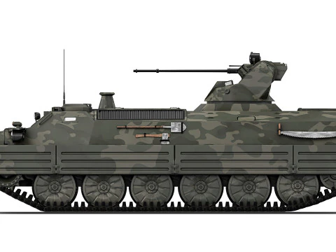 MT-LB 6MB 2017 3D Model