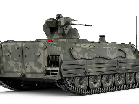 MT-LB 6MB 2017 3D Model