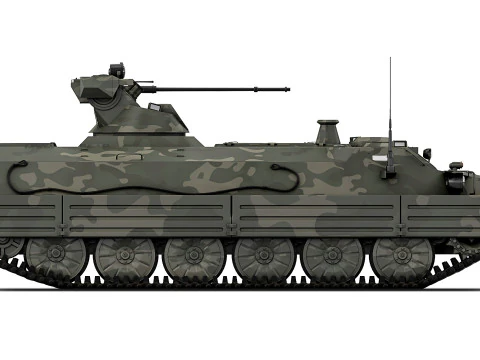 MT-LB 6MB 2017 3D Model