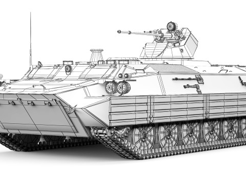 MT-LB 6MB 2017 3D Model