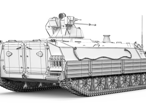 MT-LB 6MB 2017 3D Model