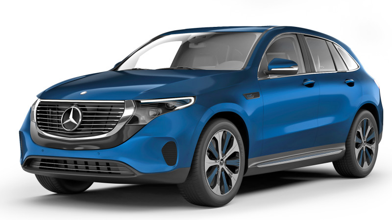 Mercedes-Benz EQC 2020 3Dモデル .c4d .max .obj .3ds .fbx .stl .blend