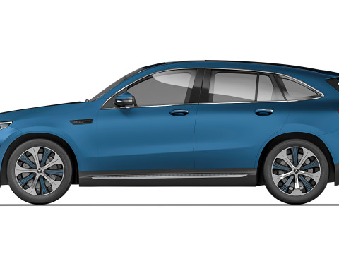 Mercedes-Benz EQC 2020 3Dモデル