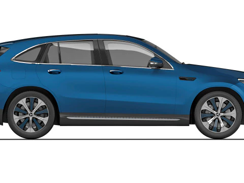 Mercedes-Benz EQC 2020 3D Model