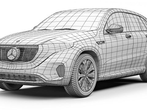 Mercedes-Benz EQC 2020 3Dモデル