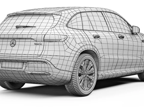 Mercedes-Benz EQC 2020 3D Model