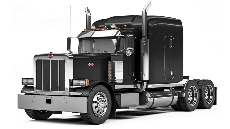 Peterbilt 379 Sleeper Cab 2005 3D Модель .c4d .max .obj .3ds .fbx .stl .blend