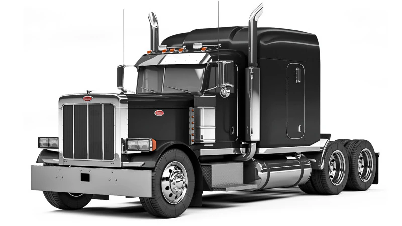 Peterbilt 379 Sleeper Cab 2005 3D Model .c4d .max .obj .3ds .fbx .stl .blend