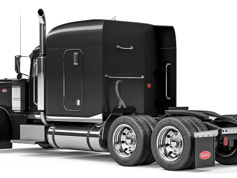 Peterbilt 379 Sleeper Cab 2005 3D Model