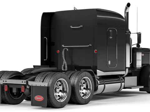 Peterbilt 379 Sleeper Cab 2005 3D Model