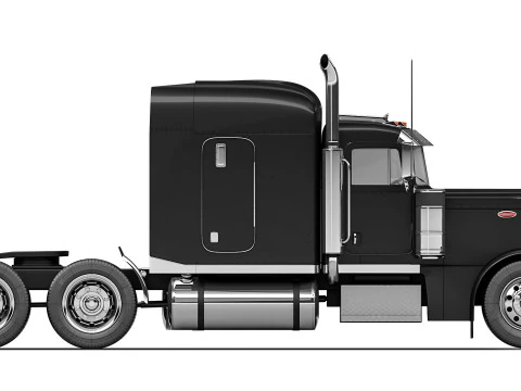 Peterbilt 379 Sleeper Cab 2005 3D Model
