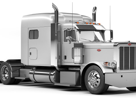 Peterbilt 389 Sleeper Cab 2018 3D 模型