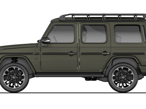Mercedes-Benz G63 AMG Offroad Package Pro 2025 3D Model