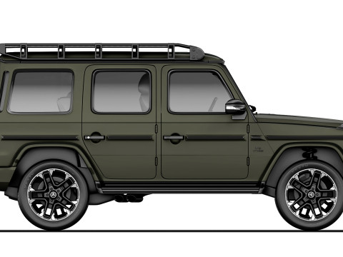 Mercedes-Benz G63 AMG Offroad Package Pro 2025 3D Model