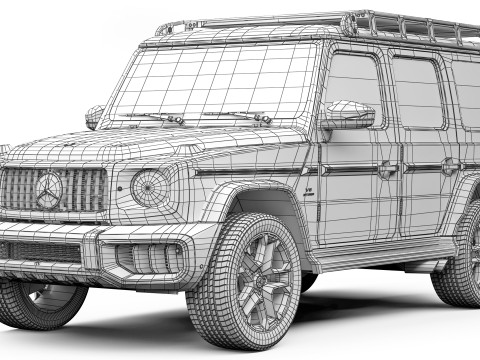 Mercedes-Benz G63 AMG Offroad Package Pro 2025 3D Model