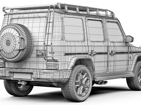 Mercedes-Benz G63 AMG Offroad Package Pro 2025 3D Model