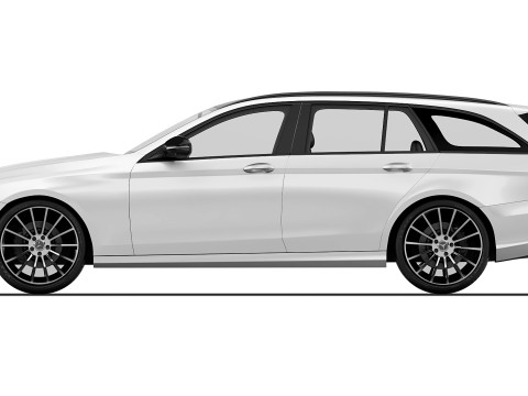 Mercedes-Benz E-Class Estate AMG Line 2022 3D Model