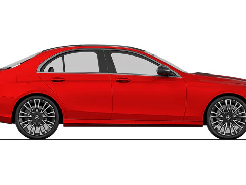 Mercedes-Benz E-Class AMG Line 2021 3D Model