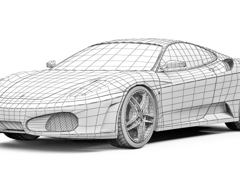 Ferrari F430 2004 3D मॉडल