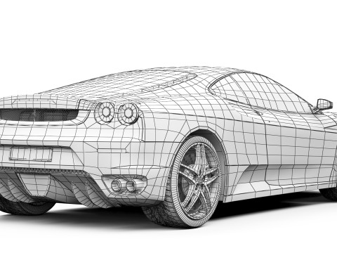 Ferrari F430 2004 3D मॉडल