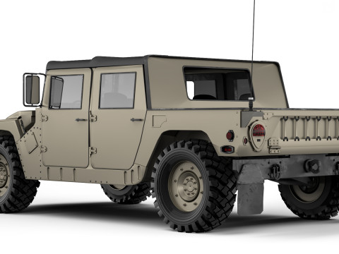 Humvee Military HMMWV M998A1 1994 Modello 3D