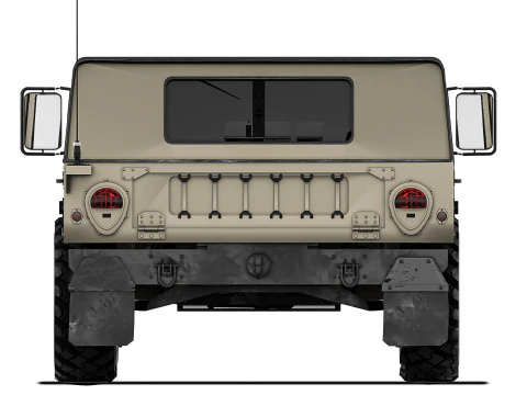 Humvee Military HMMWV M998A1 1994 3D Model