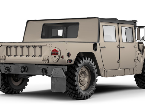 Humvee Military HMMWV M998A1 1994 Modello 3D