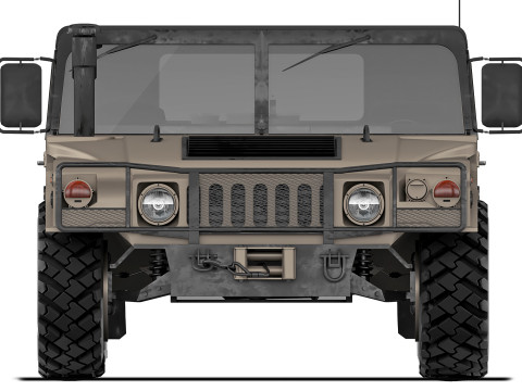 Humvee Military HMMWV M998A1 1994 Modello 3D
