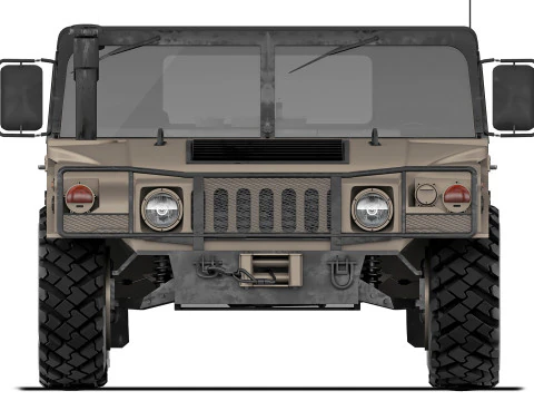 Humvee Military HMMWV M998A1 1994 3D Model