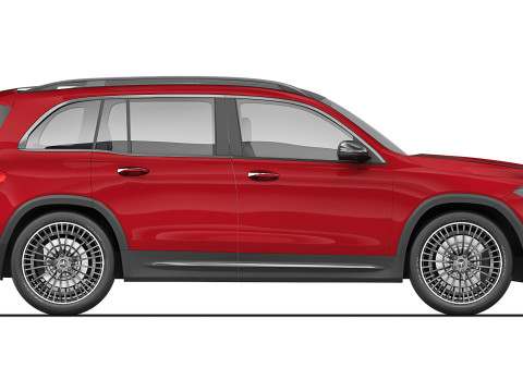 Mercedes-Benz EQB 2024 3D Model